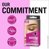 Schwarzkopf Brow Tint Dark Brown permanent eyebrow dye 17ml (British brand)