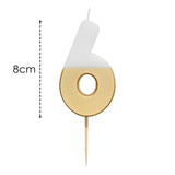 Talking Tables Number 6 Large Gold Candle