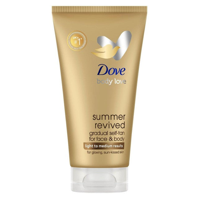 Dove fair-medium gradual self-tan cream 75ml - British product