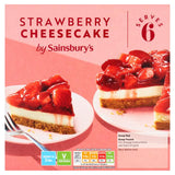 Sainsburys Strawberry Cheesecake 550g