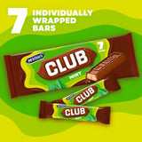 McVitie's Club mint biscuit bars 7 pack, imported from the UK