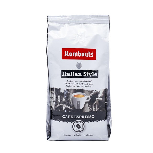 Rombouts Italian Style coffee beans 500g, imported from the UK