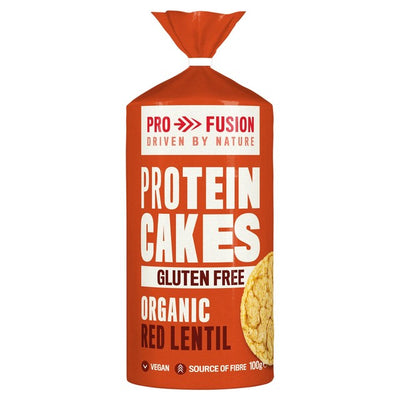 Profusion Organic Protein Lentil Cakes Protein Snack 100g