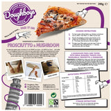 Doughboys Prosciutto and Mushroom pizza 390g - British product