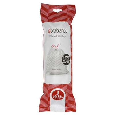 Brabantia PerfectFit Bags Code J Bin Liners 20-25L