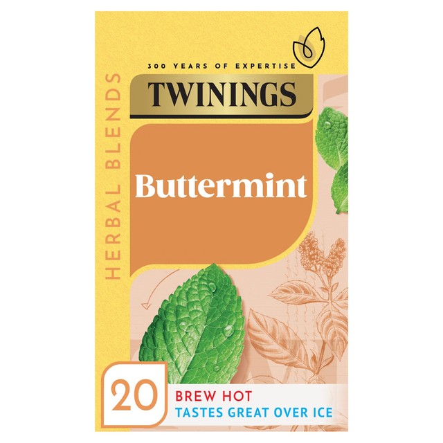 Twinings Buttermint Herbal Tea Bags 20 Pack (British brand)