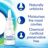 Otrivine Natural Eucalyptus Nasal Spray 20ml, imported from the UK