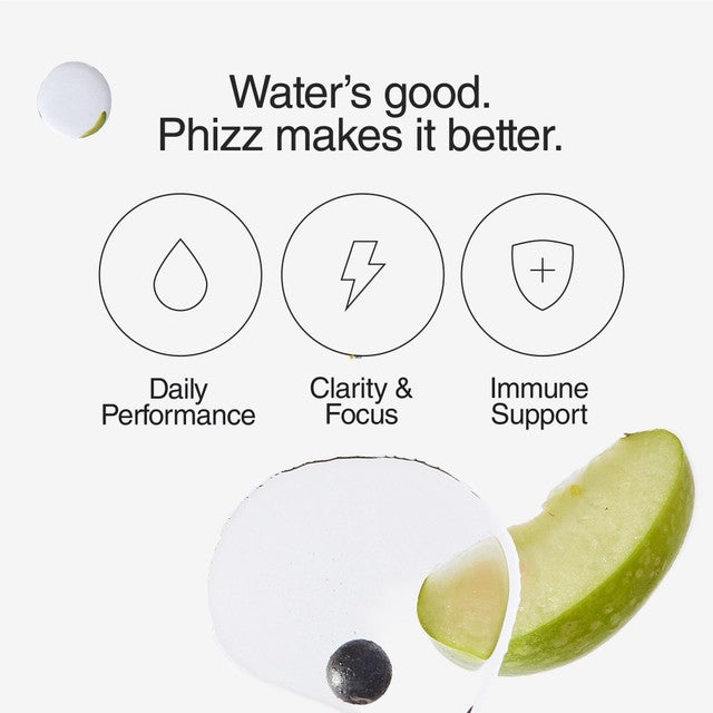 Phizz Apple & Blackcurrant hydration tablets 60 tablets, imported from the UK