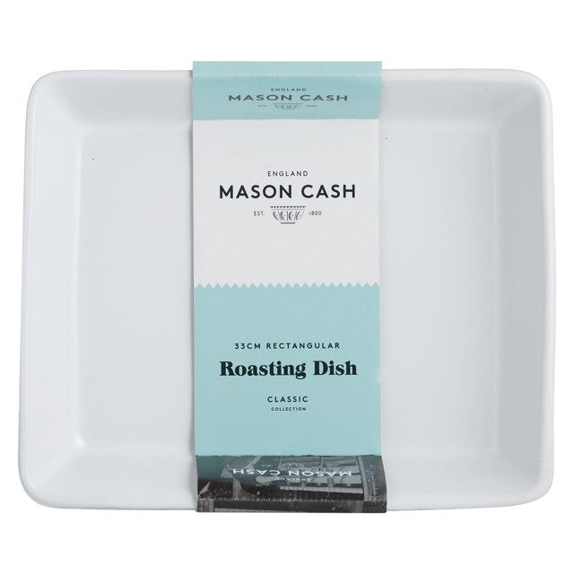 Mason Cash Classic Collection rectangular roasting dish 33cm, imported from the UK