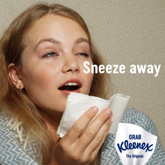 Kleenex Original Tissues twin box 2 x 64 sheets, UK version