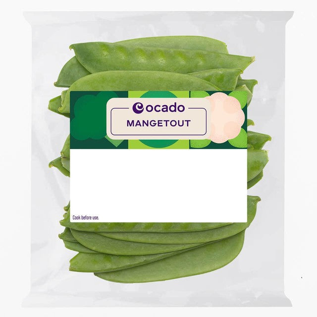 Ocado Mangetout Peas 80g, imported from the UK