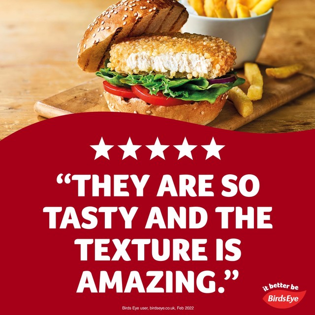Birds Eye chicken quarter pounders 227g - British product