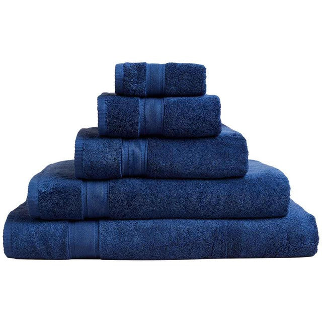 M&S Super Soft Pure Cotton Bath Towel in Midnight, imported from the UK