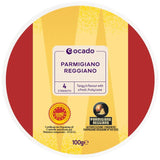 Ocado Parmigiano Reggiano grated cheese 100g, UK version