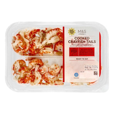 M&S Cooked Crayfish Tails Seafood 120g