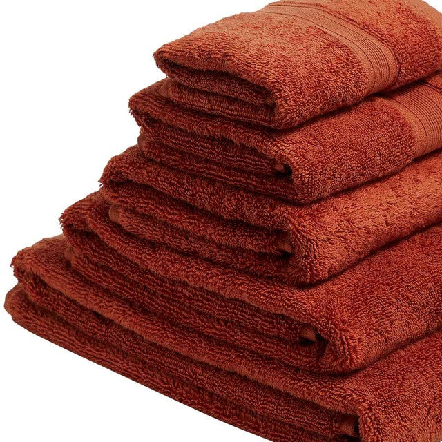 M&S bath sheet towel rust, imported from the UK