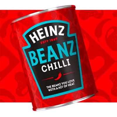 Heinz Baked Beans in Tomato and Chilli Sauce 390g