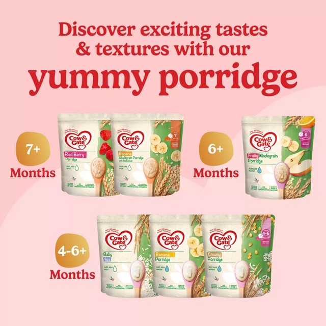Cow & Gate banana porridge infant cereal 125g - British product