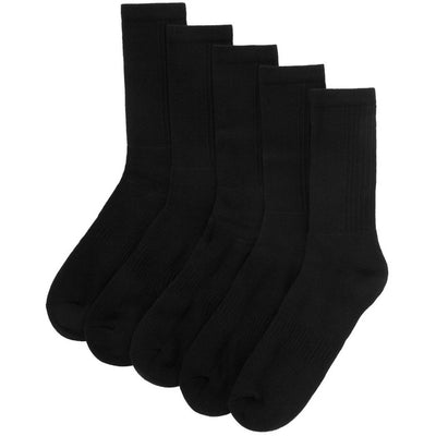 M&S Mens Cool & Fresh Sports Socks Size 6-8.5 Black