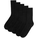 M&S Mens Cool and Fresh sports socks size 6-8.5 black, UK version