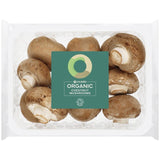 Ocado chestnut mushrooms 250g, imported from the UK