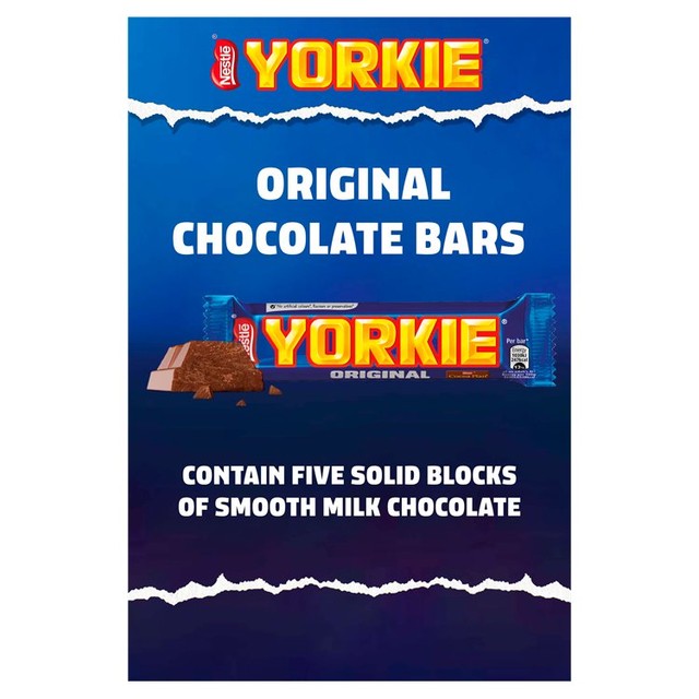 Yorkie Original milk chocolate bar 3x46g (British brand)