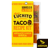 Gran Luchito Birria taco recipe kit 303g, UK version