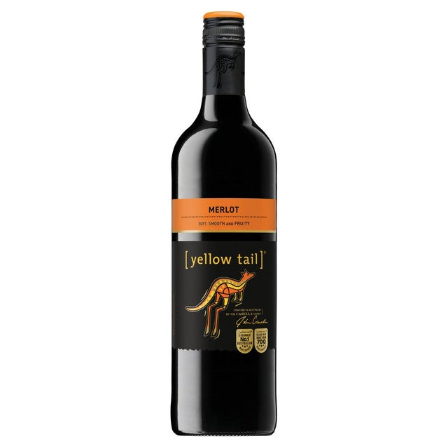 Yellow Tail Merlot red wine 75cl (British brand)