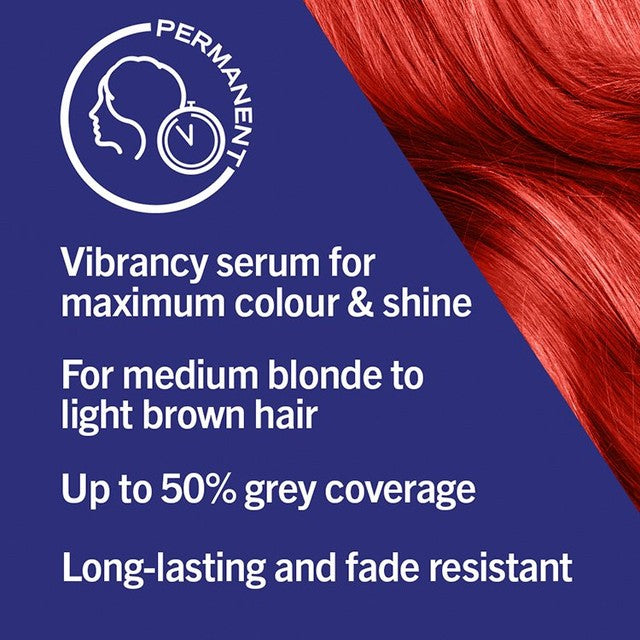 Schwarzkopf Live Real Red 35 permanent hair dye 142ml (British brand)