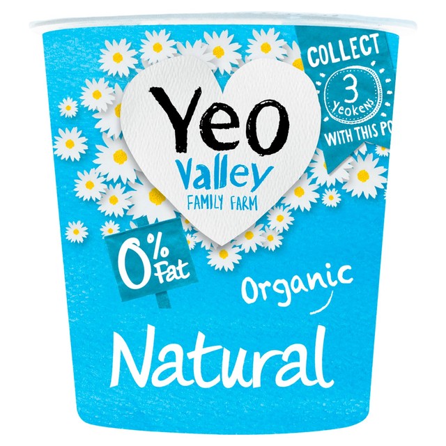 Yeo Valley Organic 0% Fat Natural Yoghurt 150g (British brand)