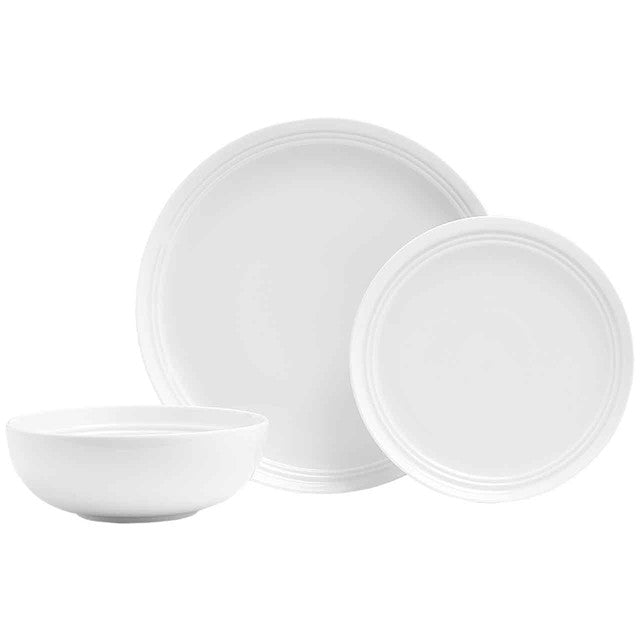M&S white dinner set 12 piece, imported from the UK
