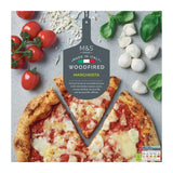 M&S stonebaked woodfired Margherita frozen pizza 380g, imported from the UK