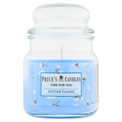 Price's Time For You Clean Cotton Jar Candle 340g