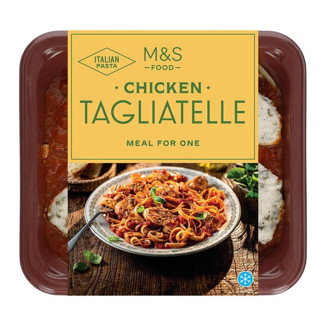 M&S Chicken Tagliatelle ready meal 400g, imported from the UK