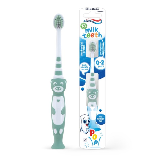 Aquafresh Milk Teeth toothbrush for 0-2 years - British product
