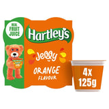 Hartley's orange jelly pots 4 x 125g, UK version
