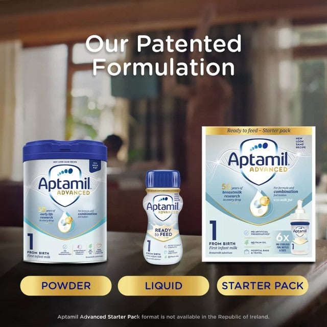 Aptamil Advanced 1 First Infant Milk Formula Powder 800g - British product