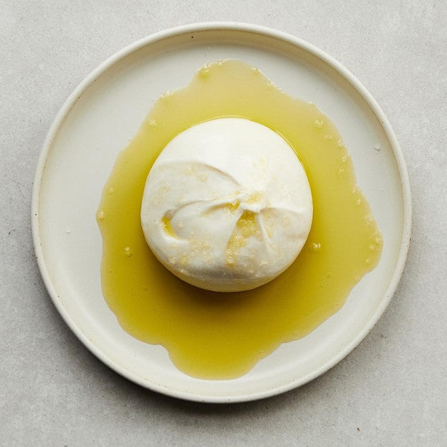 Natoora Italian Burrata cheese 100g, imported from the UK