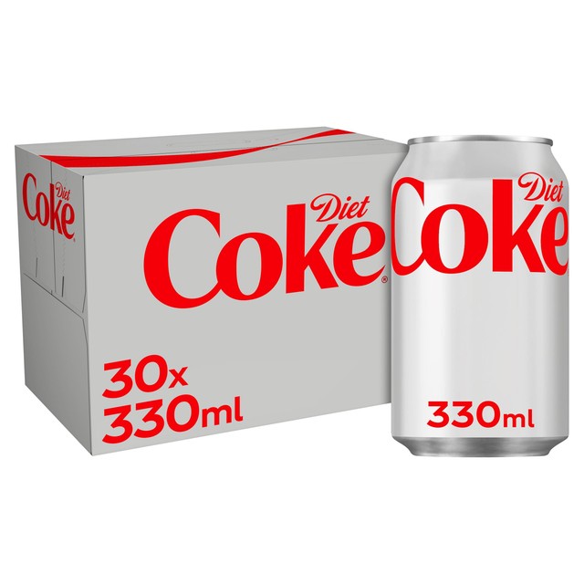 Coca-Cola Diet Coke 30 x 330ml cans - British product