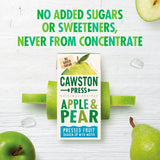 Cawston Press Apple & Pear kids juice drink 18 x 200ml - British product