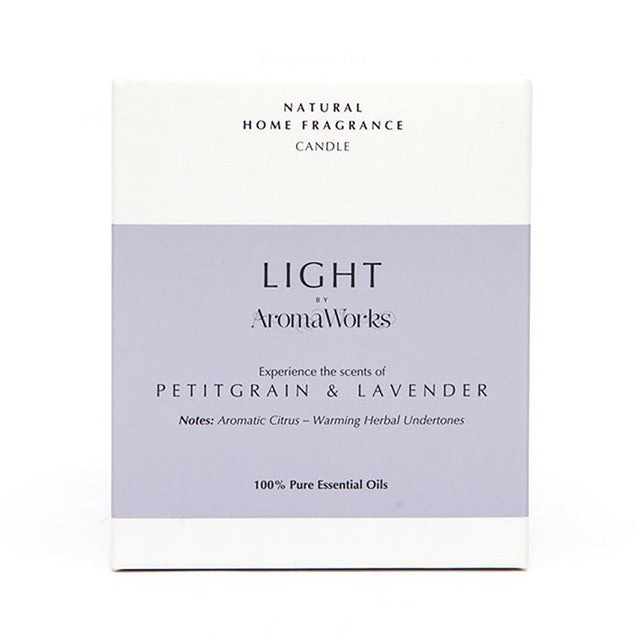 AromaWorks (Wax Lyrical) Candle Petitgrain & Lavender