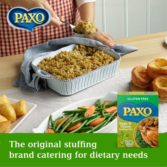 Paxo gluten free sage onion stuffing mix 150g imported from the UK