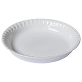 Pyrex ceramic pie dish white 25cm, imported from the UK