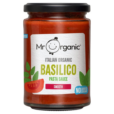 Mr Organic Smooth Basilico Italian Pasta Sauce 350g