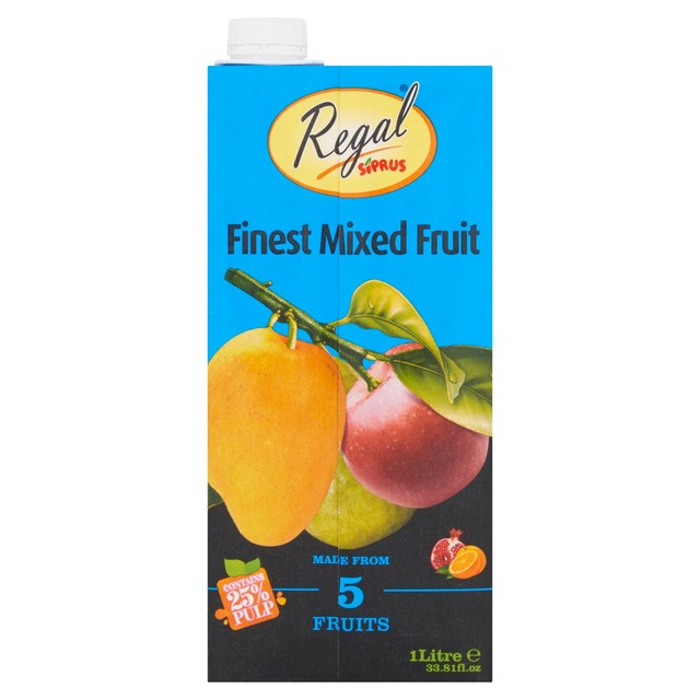 Regal mixed fruit juice drink 1L, imported from the UK