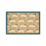 Phoenix Bright Doggie Patterned Dog Mat 50x75cm, UK version