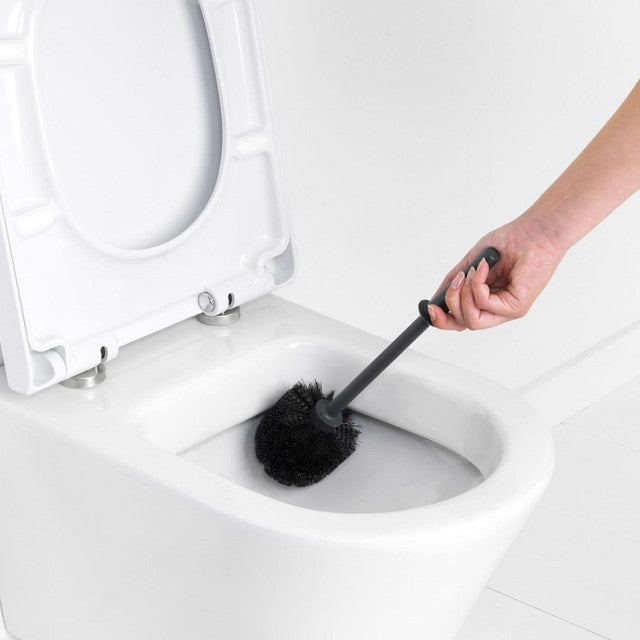 Brabantia Matt Steel toilet brush and holder - British product