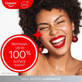 Colgate Max White Luminous Whitening Toothpaste 100ml - British product