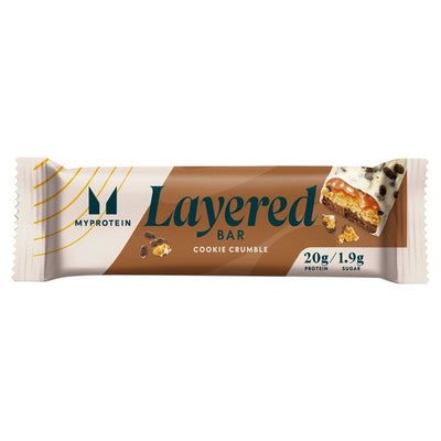 Myprotein Layered Bar Cookie Crumble Protein Bar 60g