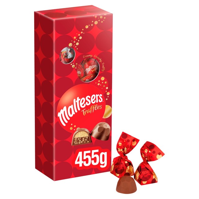 Maltesers chocolate truffle box 455g, imported from the UK